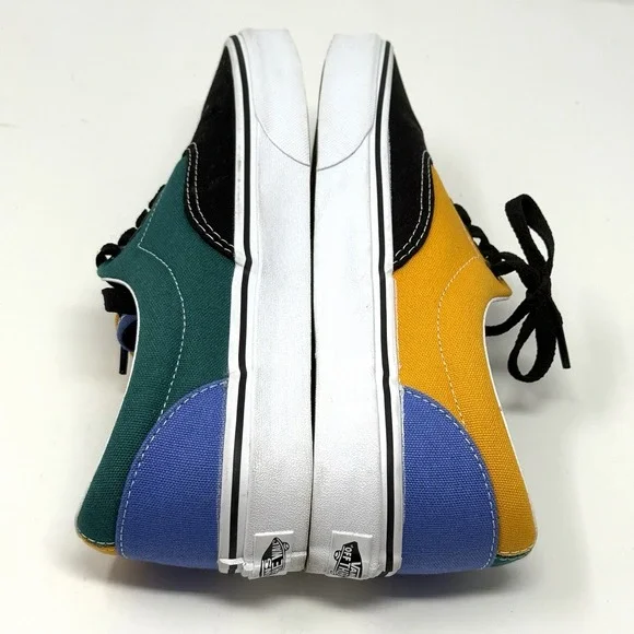 VANS Era Mix & Match - 500714 Black Blue Yellow Green Size 7.5 Men 9.0 Women EUC - Picture 7 of 11